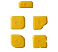 Ldabrye Lot de 5 outils de calfeutrage pour réparation et entretien, joint d'étanchéité et racloir