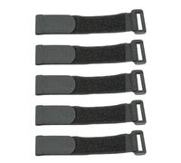 Ldabrye Lot de 5 sangles de fixation réutilisables pour guidon de vélo avec crochet et sangles en boucle pour organiser les câbles