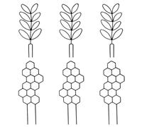 Ldabrye Lot de 6 petits treillis pour plantes grimpantes d'intérieur pour plantes en pot, jardin et intérieur