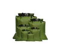 Ldabrye Lot de 6 sacs étanches pour équipement d'extérieur en polyester fin et permanent, Vert, Taille unique