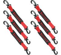 Ldabrye Lot de 6 sangles de remorquage respirantes anti-laisse confortables pour le transport de longues distances et installation rapide de poignée d'accessoires de skate