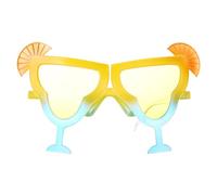 Ldabrye Lunettes de fête hawaïennes pour adultes sur le thème de la plage