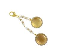 Ldabrye Médaillon photo avec strass bleus de 30 mm pour bouquet de mariage, bijoux commémoratifs avec 2 cadres photo, souvenir élégant bleu, quelque chose de nouveau cadeau, One Size, Comme décrit