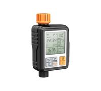 Ldabrye Minuteur d'eau programmable pour la maison, le jardin, cycle réglable, intervalle de 15 jours, capteurs de pluie, dispositif d'irrigation à piles, minuterie d'arrosage intelligente avec écran