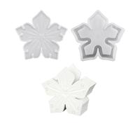 Ldabrye Moule à fleurs en silicone lavable au lave-vaisselle pour les résines faites à la main et les activités créatives familiales