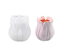 Ldabrye Moule en silicone en forme de cylindre pour bougie décorative