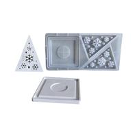Ldabrye Moule en silicone pour bougie en forme de pyramide - Décoration d'intérieur