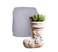 Ldabrye Moule en silicone pour pots de fleurs en résine, moule en silicone souple pour pots de fleurs faits à la main en résine, cadeaux, jardinières et