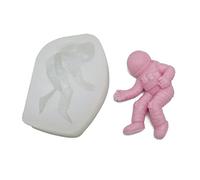 Ldabrye Moule en silicone pour résine, vaisseau spatial astronaute, moule en silicone époxy, moule à bijoux en résine moulée