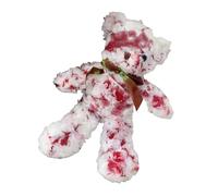 Ldabrye Ours en peluche blessé avec pendentif gothique horrible pour cadeaux d'Halloween et présentoirs hantés Accessoire de bijoux