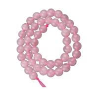 Ldabrye Perles de bijoux confortables en quartz rose - Design doux pour la peau - Pour les porteurs sensibles - Perles romantiques en cristal