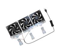 Ldabrye Petit ventilateur de refroidissement USB à clipser pour aquarium