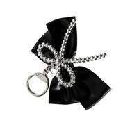 Ldabrye Porte-clés délicat avec nœud papillon - Porte-clés élégant pour les amateurs de mode tendance, Noir , taille unique