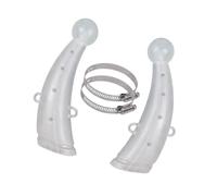 Ldabrye Protecteurs perméables en corne pour vache laitière, anti-agression, équipement d'animaux de ferme, protecteurs de bétail, équipement de ranch, prévention des collisions