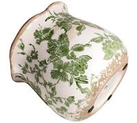 Ldabrye Récipient à fleurs décoratif en céramique antique pour fleurs d'intérieur, salon, plante horticole, décoration en céramique