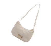 Ldabrye Sac à bandoulière élégant pour femme avec nœuds pour les aisselles et le transport, idéal pour le bureau, les voyages, blanc, One Size