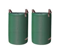 Ldabrye Sac à déchets robuste de 500 litres en tissu PP renforcé avec poignées pour le rangement en extérieur Sac en tissu Oxford robuste