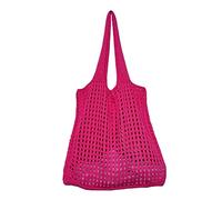 Ldabrye Sac fourre-tout en tricot - Sac de rangement pour livres - Pour femme - Style décontracté - Joli sac de courses - Esthétique - Crochet, a, One Size