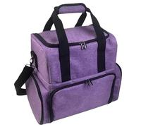Ldabrye Sacs à main pour femme - Étui de rangement portable pour vernis à ongles pour bouteilles avec double couche pour outils de manucure et séchoir à ongles, Couleur 1, 40 x 29 x 38 cm