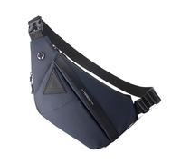 Ldabrye Sacs à main pour femme, sac de ceinture, sac de poitrine de grande capacité pour homme, résistant aux éclaboussures, sac à bandoulière, Épaule droite bleue, 13 cm