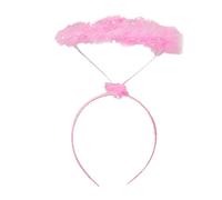 Ldabrye Serre-tête avec plumes et auréole - Antidérapant - Accessoire de Noël - Accessoire de déguisement pour femme et fille