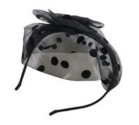 Ldabrye Serre-tête élégant en dentelle avec nœud papillon pour robe de soirée, bal masqué, accessoire de cheveux pour femmes et filles