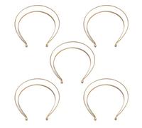 Ldabrye Serre-tête en métal double couche avec auréole élégant pour photo de mariée, accessoire de cheveux pour femmes et filles