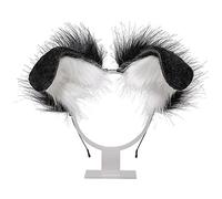 Ldabrye Serre-tête en peluche avec oreilles de chien - Accessoire de cheveux pour femme et fille