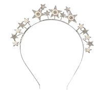 Ldabrye Serre-tête en strass scintillants pour femme et fille avec perles artificielles pour fête prénuptiale, mariage, fête, accessoires de cheveux pour femmes et filles