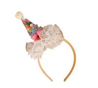 Ldabrye Serre-tête Happy Birthday Party Hat Birthday Celebration Accessoires de tête Photo Bandeau Cheveux Accessoires pour Femmes Filles