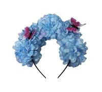 Ldabrye Serre-tête style ethnique fleur bandeau bal masqué voyage bandeau pour mariage mariée accessoire cheveux pour femmes filles