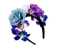 Ldabrye Serre-tête tendance à fleurs pour mariage, festival, fête, accessoire de cheveux pour femmes et filles