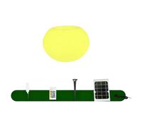 Ldabrye Solars Lampe de décoration de jardinière avec LED à changement de couleur résistante aux intempéries Éclairage extérieur pour pots de fleurs