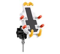 Ldabrye Support de téléphone pour guidon de moto - Installation rapide - Angles réglables - Durabilité et absorption des chocs - Accessoire de vélo électrique - Support de téléphone