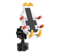 Ldabrye Support de téléphone pour guidon de moto - Installation rapide - Angles réglables - Durabilité et absorption des chocs - Accessoire de vélo électrique - Support de téléphone