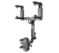 Ldabrye Support de téléphone pour voiture - Support de téléphone en verre - Rotation à 360° - Rétractable - Universel - Support de téléphone portable