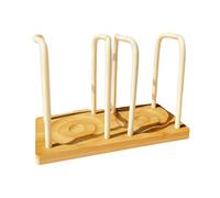 Ldabrye Systèmes de rangement empilables polyvalents pour tasses - Cadre en bois - Optimise l'utilisation de l'espace sur le comptoir de cuisine - Utilisation quotidienne - Étagère de rangement pour