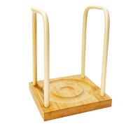 Ldabrye Systèmes de rangement empilables polyvalents pour tasses - Cadre en bois - Optimise l'utilisation de l'espace sur le comptoir de cuisine - Utilisation quotidienne - Étagère de rangement pour