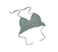 Ldabrye Vêtements de plage dos nu en crochet pour femme