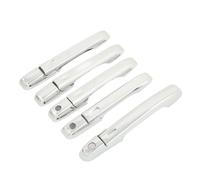 Ldafava 10 pièces Chrome Extérieur Handle Handle Cover Scratch Guard Remplacement de l'autocollant décoratif pour CR V 2002-2006