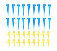 Ldafava 18pcs Self-Fikes Pikes Automatic Plant Watering Devices with Control Valve Interrupteur (Bleu)