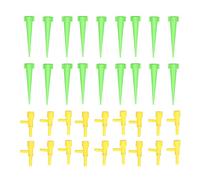 Ldafava 18pcs Self-Fikes Pikes Automatic Plant Watering Devices with Control Valve Interrupteur (Vert)
