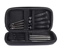 Ldafava 8pcs Tournevis en Alliage en Alliage en Aluminium Ensemble de Tournevis Professionnels Kit d'outils de réglage du carburateur avec étui de Stockage pour Le Moteur de vélo de Moto