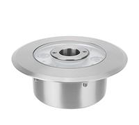Ldafava AC12V LED sous-Marin Lampe IP68 Lumière de Piscine imperméable avec Corps en Acier Inoxydable et Verre trempé pour la Fontaine de Piscine et décoration extérieure (Lumière colorée 6W)