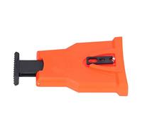 Ldafava Affûteur de la tronçonneuse Portable Affaiteur de Dents de tronçonneuse Universelle Pigne de poinçonnage de tronçonneuse Durable pour Outil de menuiserie en Plein air Plastique 22 (Orange)