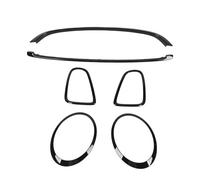 Ldafava Bague de garniture de phare 51137149906, cadre de feu arrière, garniture de calandre, garniture de capot, moulure pour Clubman R55 Hatchback R56