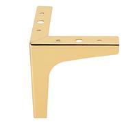 Ldafava Canapé Triangulaire Pieds armoires Pieds Meubles mecs Lourds en Fer en Or de Fer électroplités de Jambes pour Armoire de Table de canapé 13.5x13cm 259g