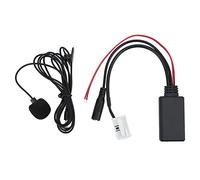 Ldafava Car Bluetooth Module sans Fil Bluetooth 5.0 Aux en Adaptateur avec Remplacement de Micro à la Main pour C2 C4 C5 C6 C8 207 307 407 607 807 ABS Black
