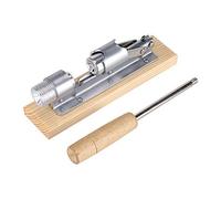 Ldafava Casse-Noix mécanique, ouvre-Noix, Robuste, avec Base en Bois, pour la Cuisine, Usage Domestique, métal, Bois, 5 x 20 cm