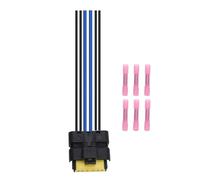 Ldafava Connecteur de faisceau de câblage du feu de queue 6 Pin Pin et jeu Connecteur de notons de lampe arrière arrière pour Clio Mk 3 2005 à 2012